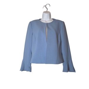Tahari ASL Women's Soft Blue Blazer
